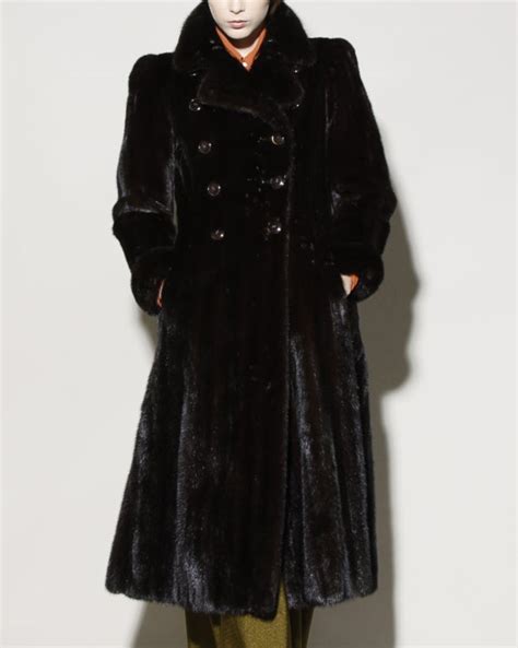 ysl coats|ysl fur coat.